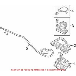 Audi Automatic Transmission Shifter Cable Genuine VW/Audi